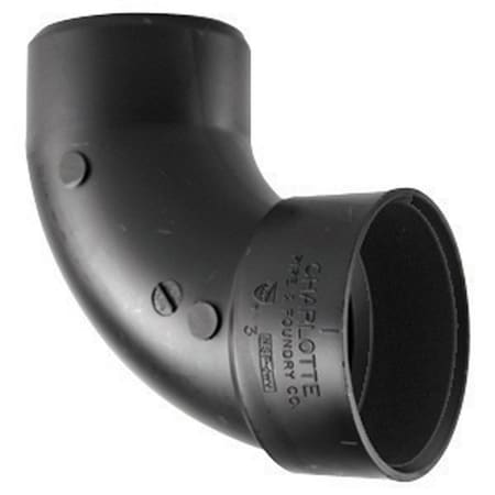 Charlotte Pipe And Foundry Charlotte Pipe 2 in. Hub X 2 in. D Spigot ABS 90 Degree Elbow ABS003020800